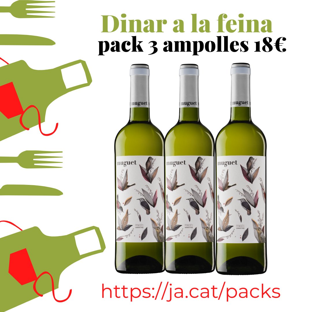 CelleretMarta's tweet photo. Ofertes 72h cada dia una oferta aprofita-les
Pack Dinar a la Feina https://t.co/unB3JnG7vM
vi blanc jove del Penedès #muguet #muguetblanc
#packoferta #dinaralafeina #dopenedès https://t.co/GKqo0u6WYM