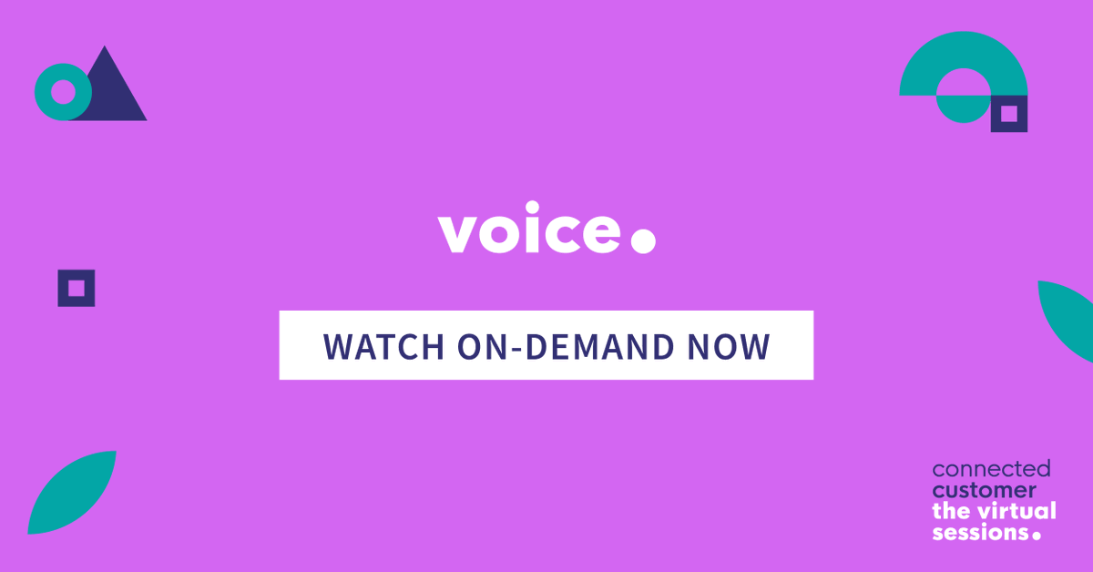 Connected_Cust's tweet photo. Hear from the #tech #titans leading the way in #voice #technology at #connectedcustomer: The Virtual Sessions on-demand!

Click here to find out how to unlock the exciting potential of voice >> https://t.co/zixMKOj1cj https://t.co/1A8H9XX5oD
