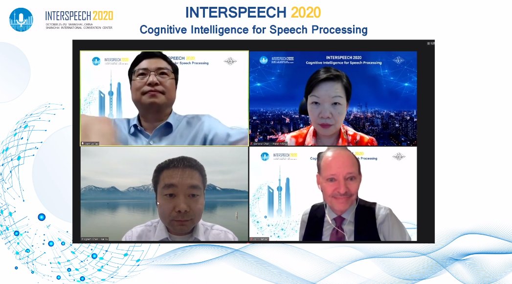 INTERSPEECH 2020 tweet media