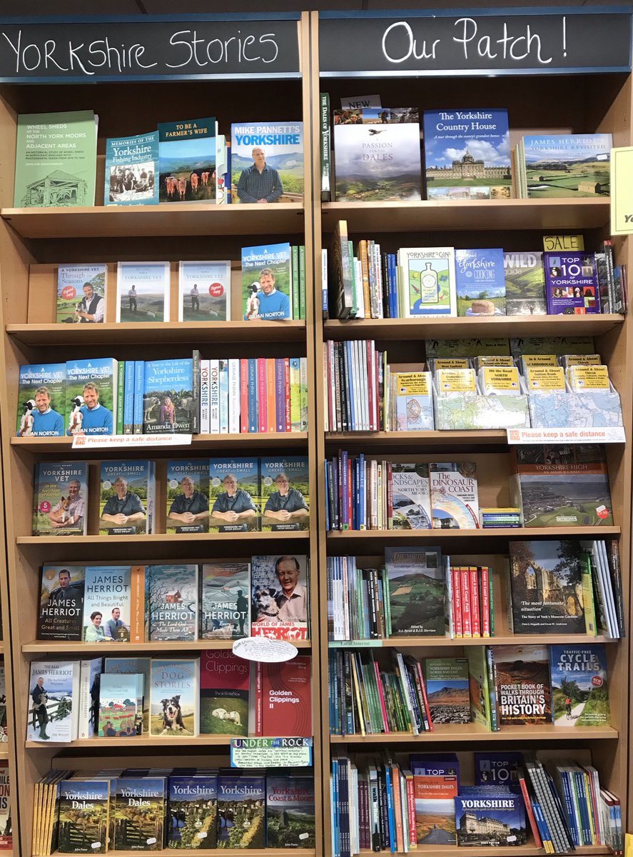 WhiteRoseBooks's tweet photo. We love where we live, and we think you all do too! #ourpatch. If you're out and about for #halfterm here's books to inspire you. Thirsk Tourist Information also have plenty of ideas. @Thirskinfo #northyorkshire #bookshop #bookcafe #booksandcake #wellyweather #choosebookshops https://t.co/BRli22p8Yc
