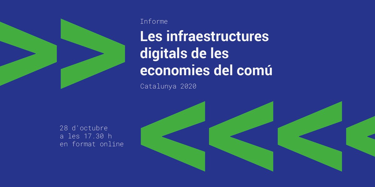 colectic_coop's tweet photo. >> Presentem a la #FESC2020 l’informe «Infraestructures digitals de l’economia del Comú», un anàlisi de la relació del Mercat Social de Catalunya amb la tecnologia i el #ProgramariLliure fet amb @pamapamcat. 

📆 28/10 | 17.30h | https://t.co/SJY3sTRsC6
🗣️@nilska i @ecologistes https://t.co/YKs4HdYPpq