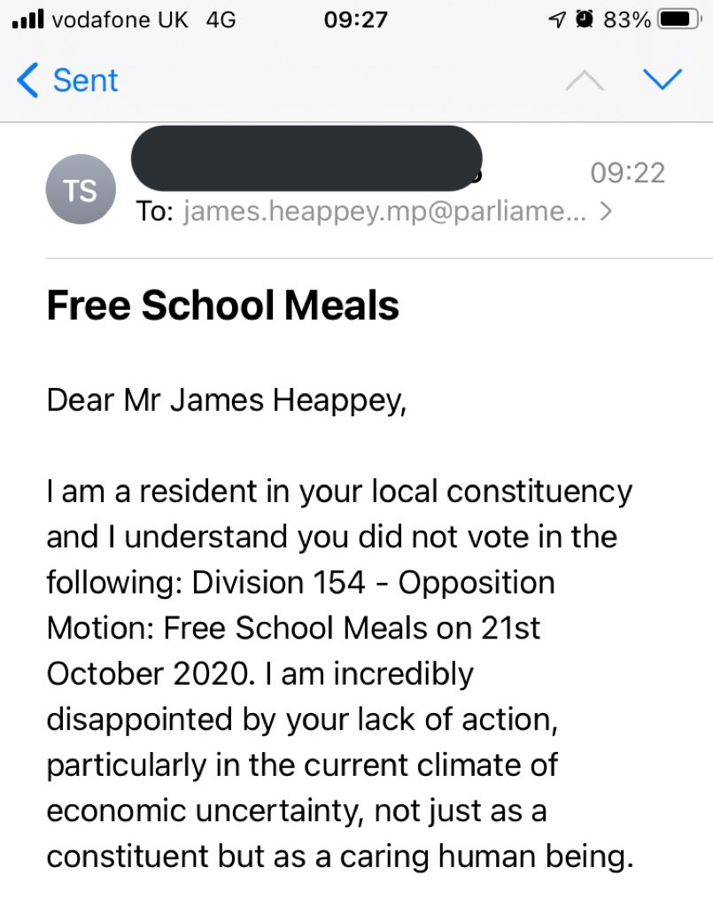MrHPrimaryY6's tweet photo. And now we wait... @JSHeappey I await your reply. #FreeSchoolMeals @Conservatives #Explainyourselves https://t.co/ieYI3PQLgT