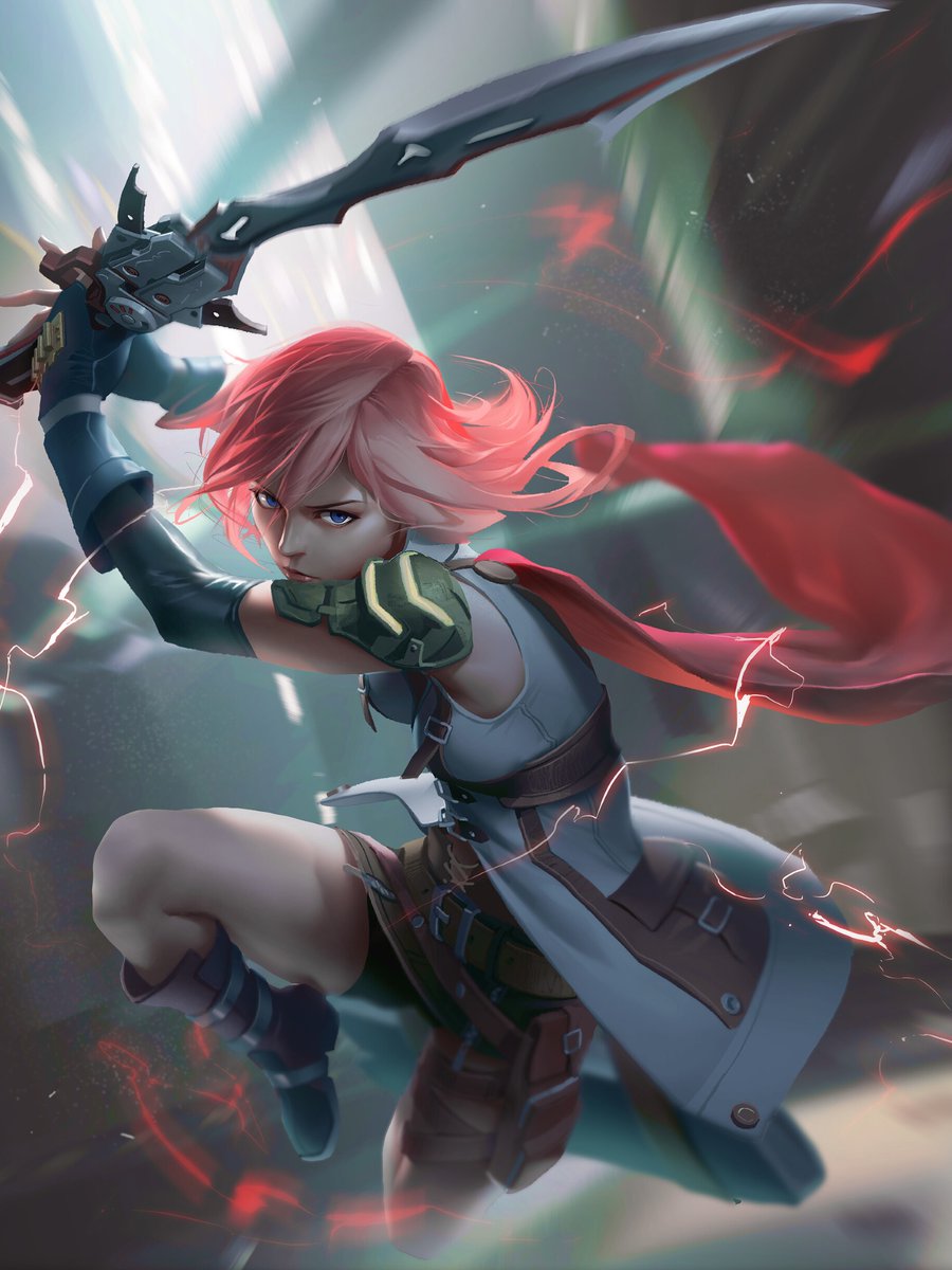 shirlero's tweet photo. Lightning (Final Fantasy XIII) #fanart #boxunlin #illustration https://t.co/RUDiibrvxP