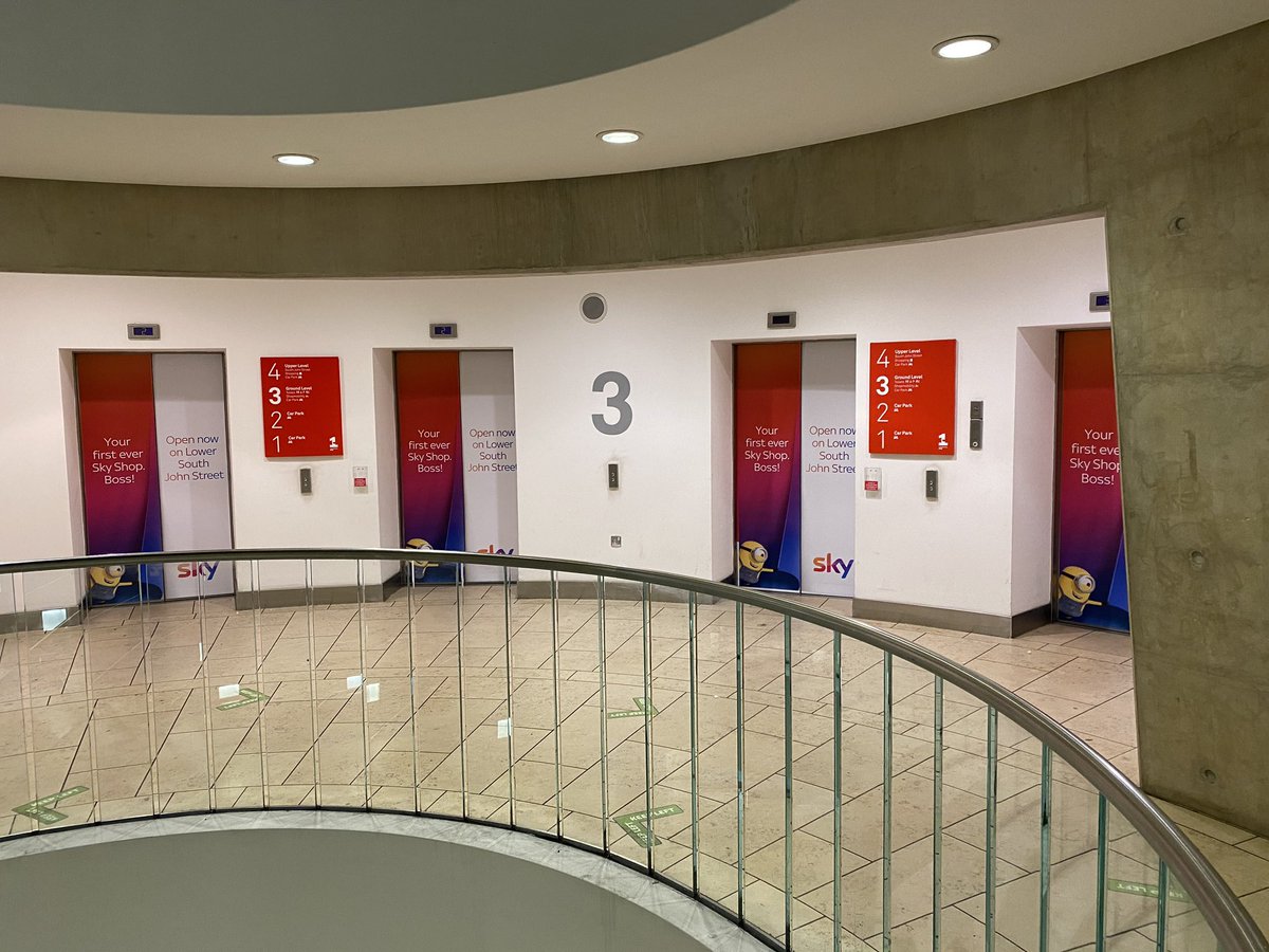 agxsigns's tweet photo. Overnight install of new graphics for the launch of the he new Sky store at Liverpool One. #signage #retailgraphics #signs https://t.co/xsVz03yevH