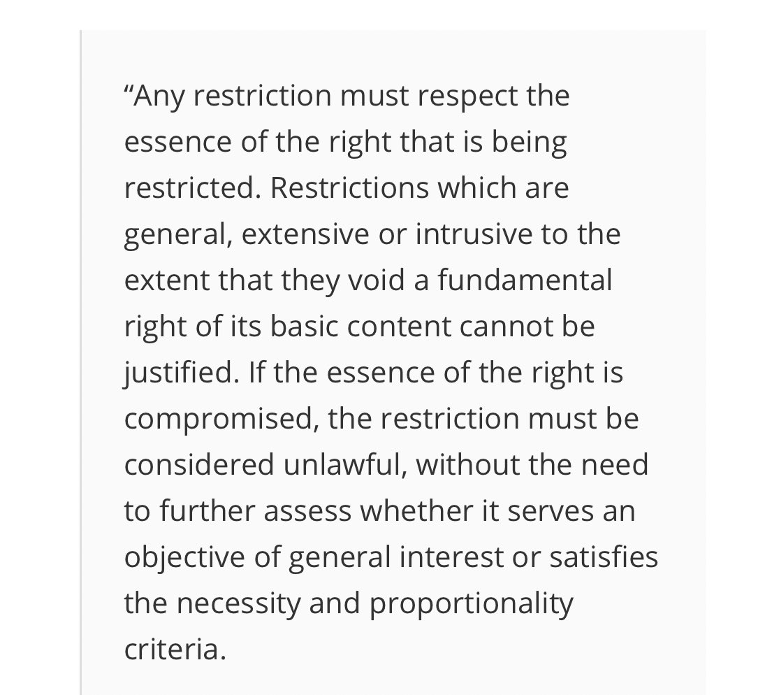 That’s because to blanket block access for 30 years would be to try to legislate to restrict the essence of an EU Law right.Here’s the conventional statement on national laws that try to do that, from the European Data Protection Board: