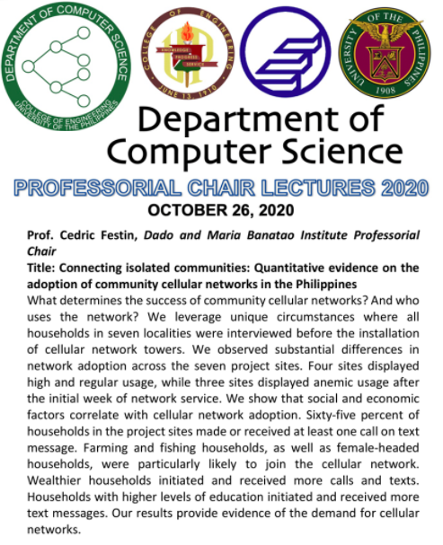 pcari_vbts's tweet photo. Connecting isolated communities: Quantitative evidence on the adoption of community cellular networks in the Philippines

#CommunityNetworks #ConnectivityForAll https://t.co/gdRdXYh5sL