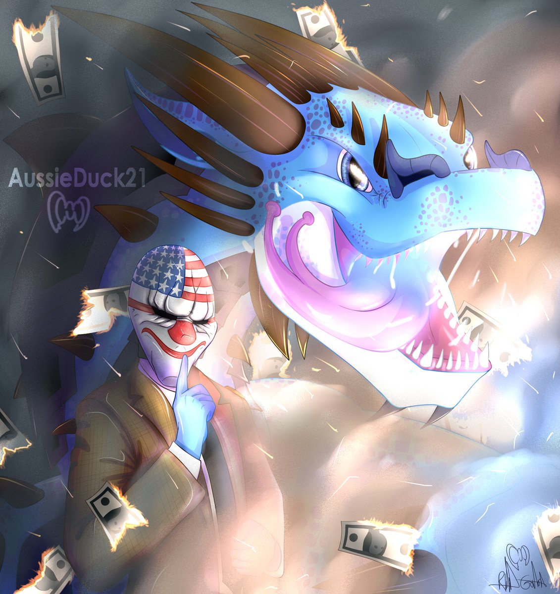 aussieduck21's tweet photo. view image in full glory! >https://t.co/HZmKzDCEoW
"the fire has started.. and not by me" ~ Dallas
FINALLY after 74 LAYERS, god knows how many hours and sore hands this beast is finally done!
been working on this for months, hope you all enjoy!
@EricEtebari @OVERKILL_TM #PAYDAY2 https://t.co/VdclRXjO3O