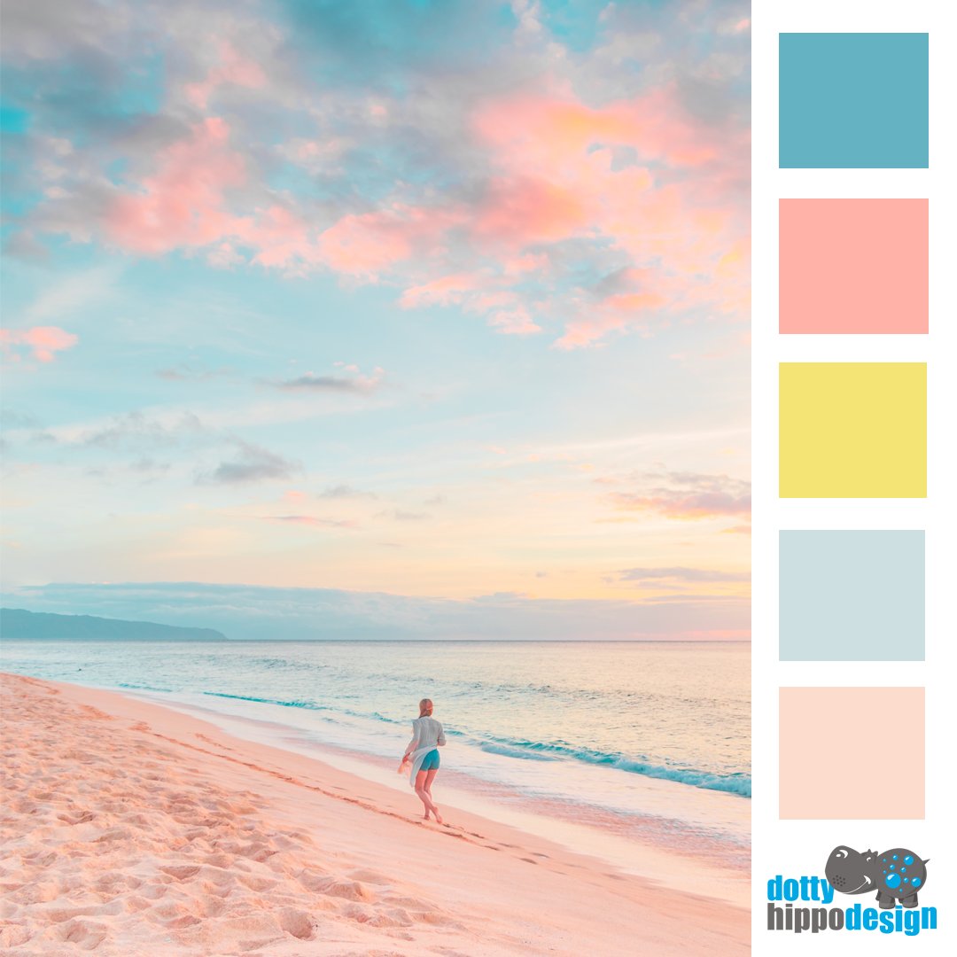 dottyhdesign's tweet photo. Colour Board - Beach Pastels
I love these colours, they remind me of ice cream! What do they remind you of?
#colourboard #colourpalette #colourinspiration https://t.co/Mf8oWpanSQ