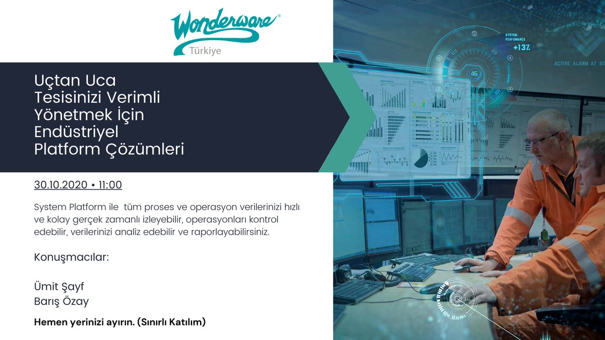 Webinar Zamanı! Uçtan uca tesis yönetimini büyük ölçüde kolaylaştıran System Platform çözümümüz hakkında detaylı bilgi alabileceğiniz webinarımızda sizlerle buluşmayı sabırsızlıkla bekliyoruz.

Kayıt olmak için hemen tıklayın 👉 bit.ly/2FRin9i

#SystemPlatform #Webinar