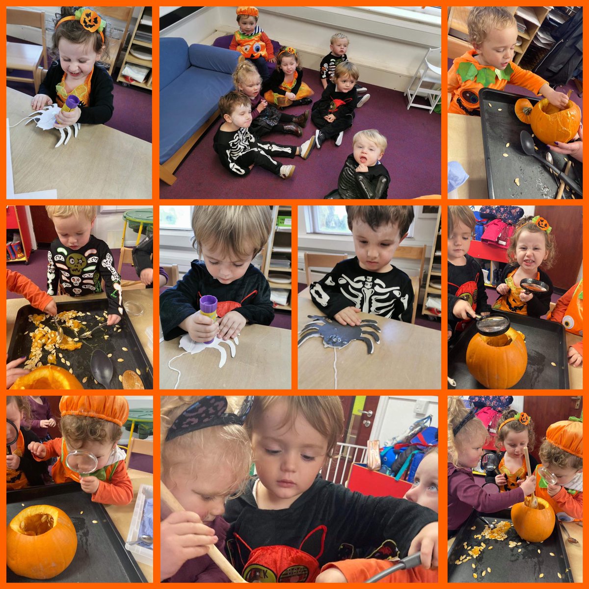 Halloween fun in the 2 year Nursery room🎃👻🎃