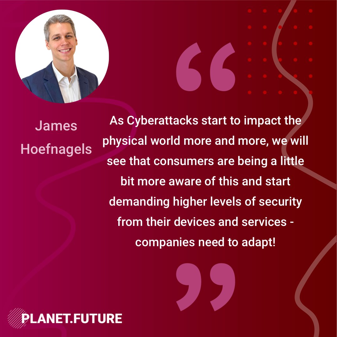 Our guest in this episode is James Hoefnagels, project lead of the study “The future of cybersecurity”. It is about the key aspects in #cybersecurity and why companies should start thinking about developments in the #future already today. #Podcast: 
anchor.fm/planet-future/…