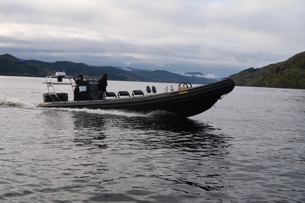 ⁦<a href="/Thirstynessdrum/">Thirstyness</a>⁩ ⁦<a href="/jason_carl_fox/">Jason Fox</a>⁩ ⁦<a href="/BeastieBoats/">The Beastie Boats</a>⁩ doing a fly by on set ⁦<a href="/ALOTO/">A League of Their Own</a>⁩ #lochness #filmsupport #safetyboat