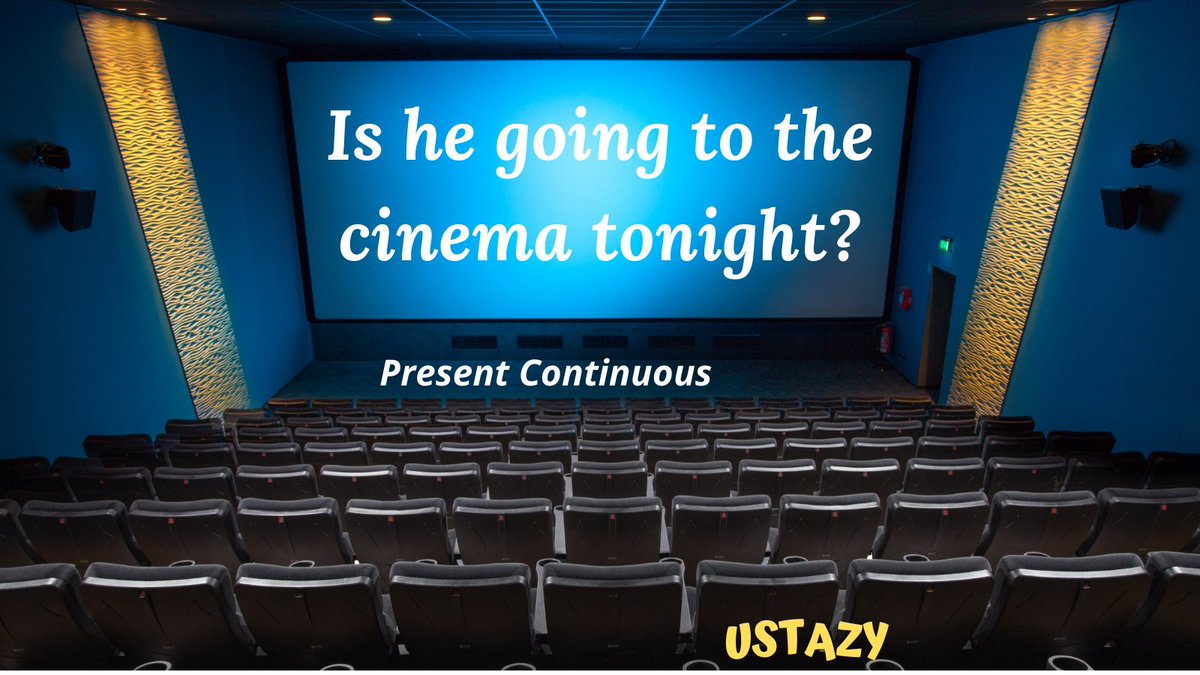 grammarcourses's tweet photo. #presentcontinuoustense #english #esl #grammar #learnenglish #presentcontinuoustensewithexamples
#presentcontinuous 
Verb to be ( am / is / are ) + subject + verb(-ing)...?
Is he going to the cinema tonight?
subscribe to our YouTube channel.
https://t.co/XKgQ6RI5DH https://t.co/5zlcK8P098
