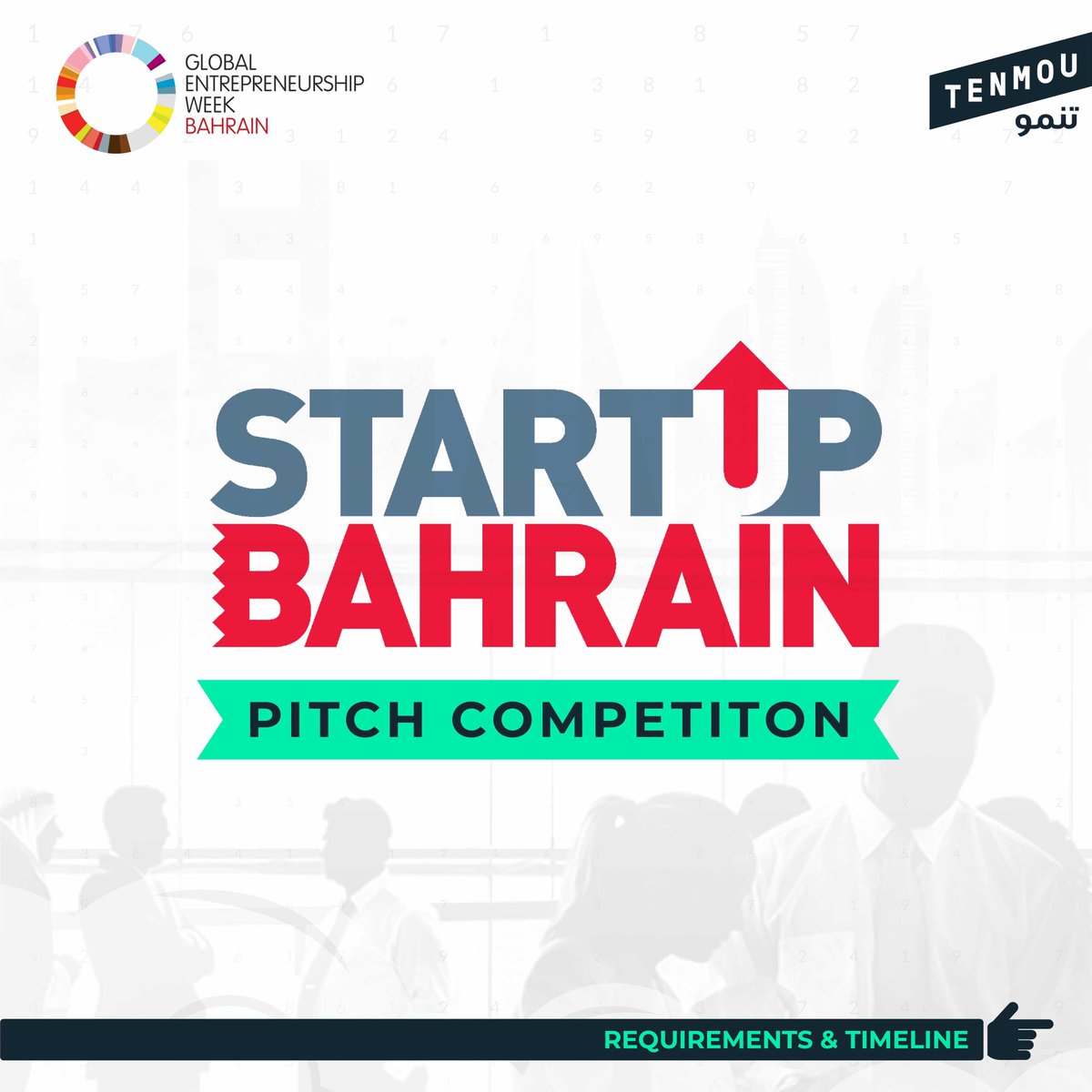 Tenmoubh's tweet photo. We have partnered with @startupBahrain to find some of the most innovative founders and companies who endeavour to lead the future! Apply Now https://t.co/uY0wm36j6T https://t.co/u154OHXXvo