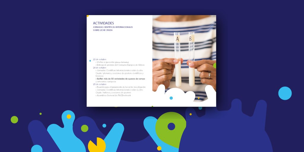 the_canopener's tweet image. ¡Cómo pasa el tiempo! Hace 1 año desde la clausura de las Jornadas Científicas Internacionales sobre Leche Cruda organizadas por @redqueserias  y #FACEnetwork. Nosotras, nos encargamos de la imagen
#leche #marca #jornadas #congreso #ciencia #lechecruda #diseño #alimentos #comida