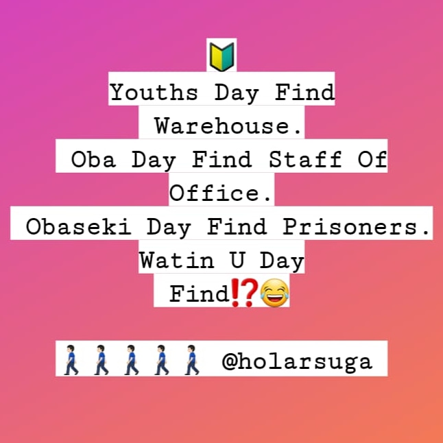 holarsuga's tweet photo. pls kindly follow @Holarsuga for more 
#holarsuga #holarsugacomedy #trending #nigeriacomedy #funmiawelewa #funkeakindele  #exploretheworld #trend #funnyvideos #comedians #comedyshow #exploretocreate #nairamaley #nigeriacelebrities #laughing #tundednut #latest #9jalatest #krastv https://t.co/tPimQDWcpv