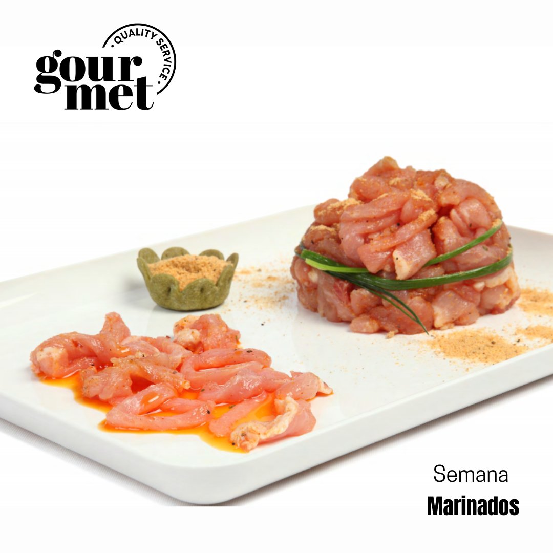 GourmetGMC's tweet photo. ¿Sabías que con el marinado,conseguimos mejorar la textura de la carne,haciéndola más tierna y jugosa? Aportando color y brillo, la carne luce atractiva y apetitosa! Esta semana os compartiremos información sobre nuestros marinados !Atent@s!
#IbericadeProductosGourmet #GourmetGMC https://t.co/gBI7TRuC7M
