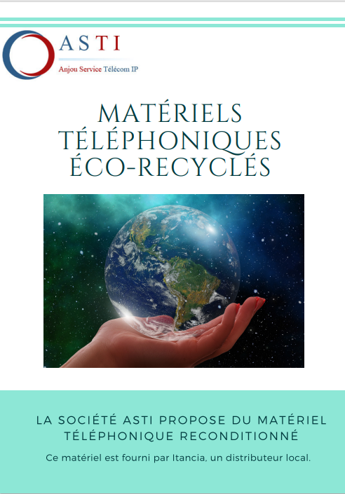 AnjouIp's tweet photo. La société ASTI vous propose une installation téléphonique écologique avec du matériel recyclé ! https://t.co/Ihqgk9QKhJ