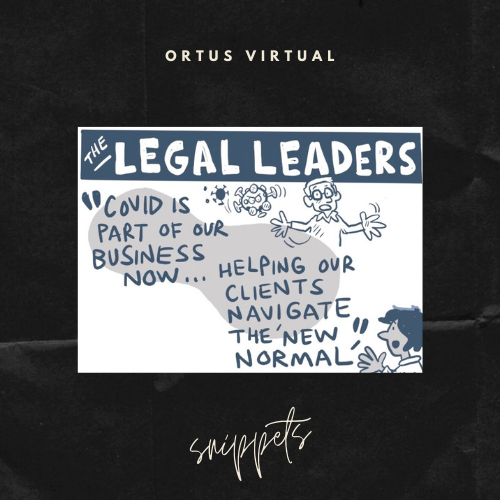 The_OrtusClub's tweet photo. We discussed the topic: “Lessons Learned: How the Downturn has prepared us for the Bounceback” at our last event in North America. 

Check out some these interesting snippets from our roundtable with @KiraSystems! 

#ortussnippets #newnormal #ortusvirtual https://t.co/mjvu85iakR