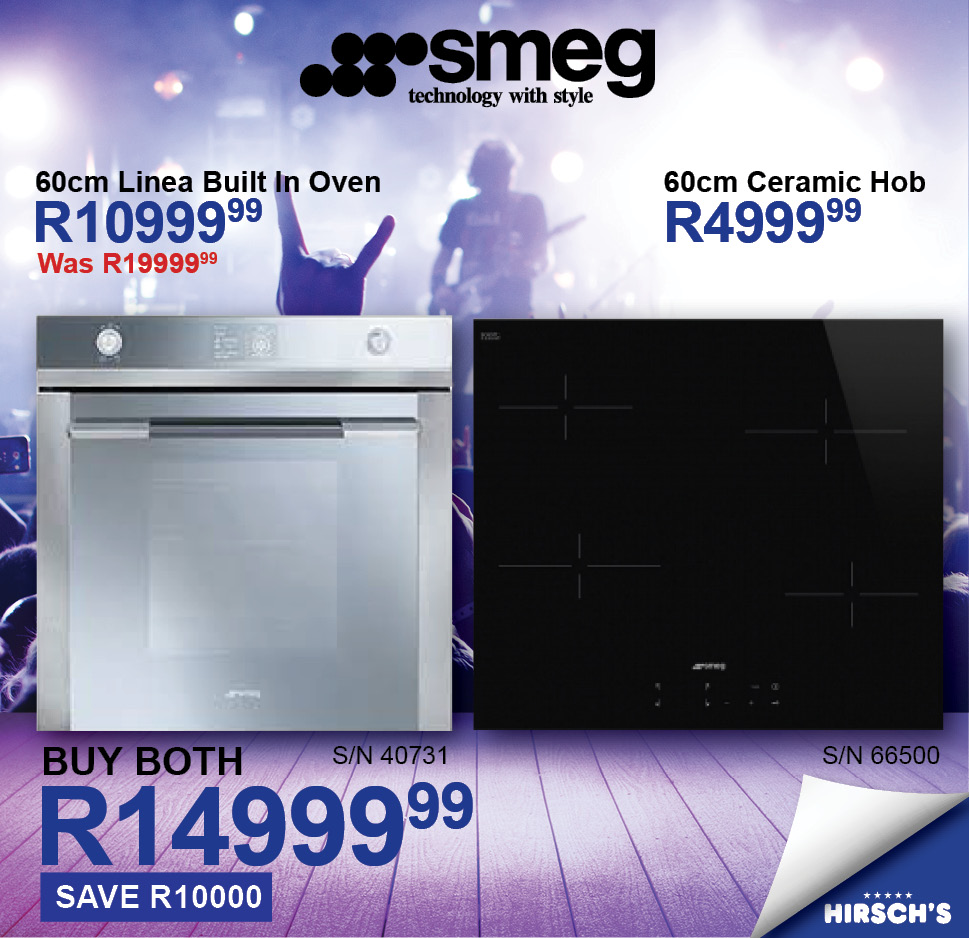 SAVE R10 000 with this incredible deal from @smegsouthafrica and Hirsch's! ππ₯°
Shop now--> https://t.co/3EqqySnyH9 π€©
Valid while stock lasts
#HirschsHomestore #Smeg https://t.co/gP2cTkdPrE