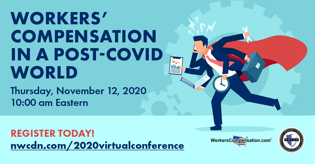As the NC firm member of the National Workers' Compensation Defense Network (NWCDN), we would like to invite you to this year’s virtual annual conference! You can register for this free daylong seminar at the link below. "See" you soon!
bit.ly/2HB4htc