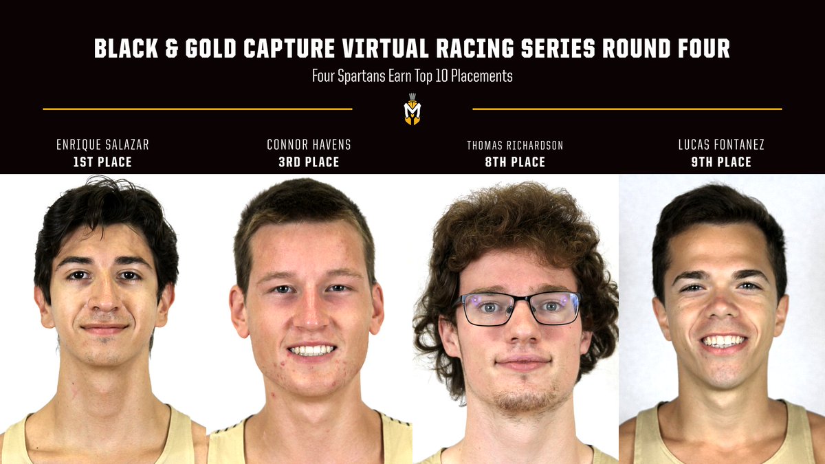 MUSpartans's tweet photo. XC: Another pair of stellar performances this weekend by @MUCCTF!

Both the men's and women's cross country teams captured the top spots in round four of the Virtual Racing Series. 

MXC Results: https://t.co/Cq3dBapoJ8
WXC Results: https://t.co/mSwwU01a5f

#MUSpartans https://t.co/zUdAemBL4D