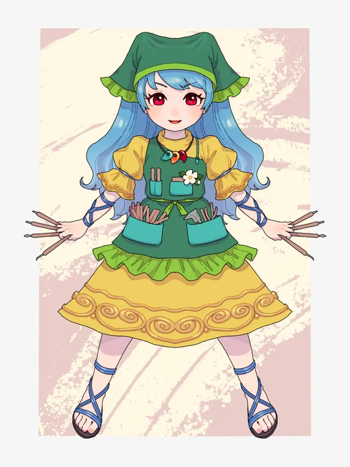 袿姫さま #深夜の真剣お絵描き60分一本勝負 