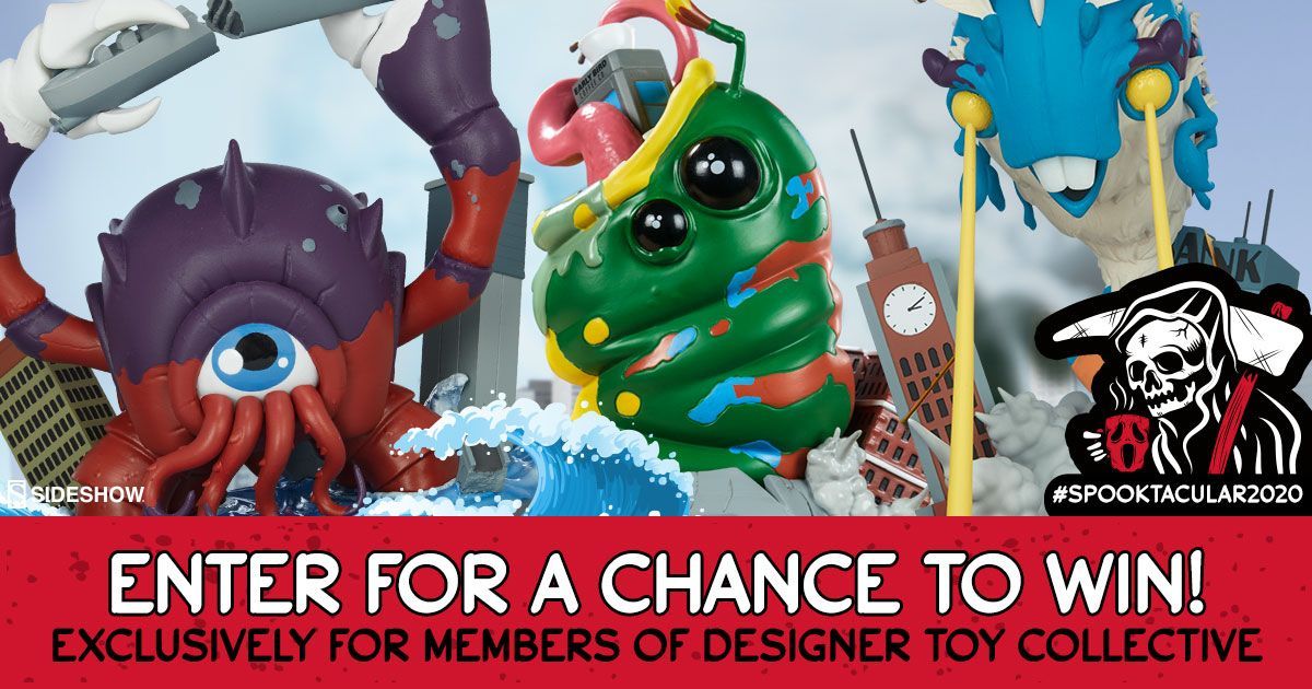 collectsideshow's tweet photo. Watch out - it's a Killer Kaiju #Giveaway! For a chance to win Mike Groves' Designer Toy Set, make sure to join the Designer Toy Collective Facebook Group!
https://t.co/MNW0t2gDDI.
@poopbird @Unrulyind #UnrulyInd #MikeGroves #poopbird #SideshowSpooktacular #Kaiju #DesignerToys https://t.co/BdLpPN80ll