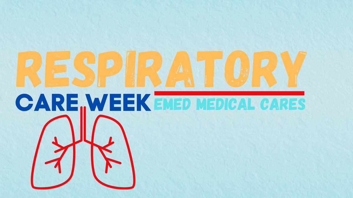 EMEDMedicalComp's tweet image. It's #Respiratory Care Week! We are happy to recognize the respiratory care profession, and raise #awareness for improving lung health. #healthcare #health #respiratorycare #respiratorytherapist #respiratorydisease #medicalsuppliesdistributor#mbe#wholesaledistributor