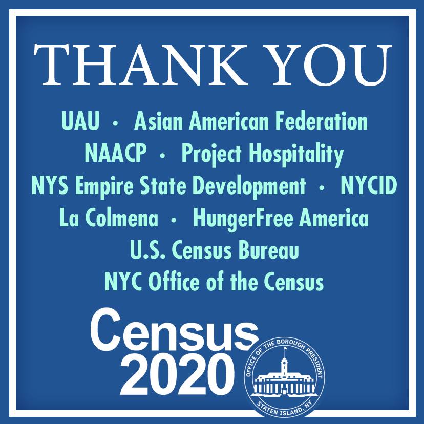 HeyNowJO's tweet photo. Not bad, Staten Island. 

#census2020 https://t.co/RSwuog23GJ