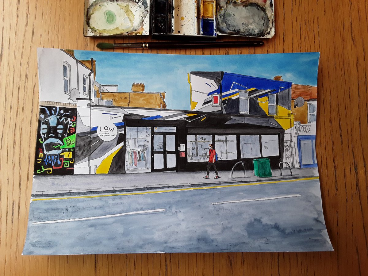 2021 Calendar Countdown: The January page is <a href="/LOFwalthamstow/">Locus Of Walthamstow</a> who host community, education, art and craft events, exhibitions and workshops. I knew the January page needed to be bright and cheerful so the colourful mural by <a href="/markmcclureart/">Mark McClure</a> is perfect 🌈  #walthamstow #art #artist