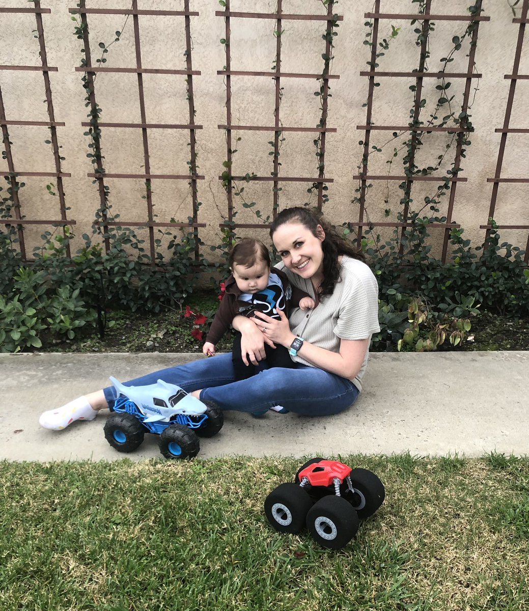 debbi_erickson's tweet photo. Our youngest party guest was mesmerized by the @SpinMaster RC toys! Thanks to @Tryazon for the opportunity to try them out. #SpinMaster #Tryazon #MegalodonStorm #NinjaBots #StuntShot https://t.co/ZWhRHLdFoG