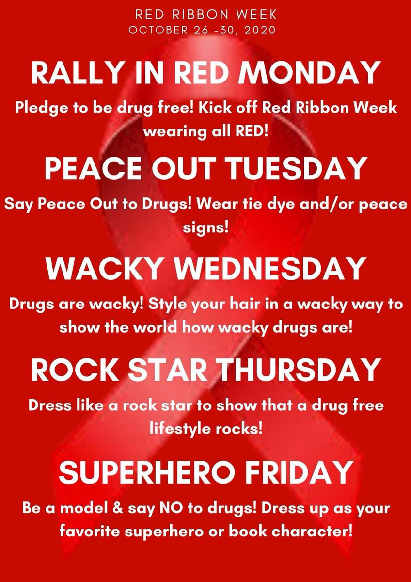 Skaggs Stars are celebrating being drug free this week!