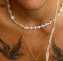 THE CROSS NECKLACE (???)  i’m so happy to see harry wearing this necklace since he’s literally been wearing it for the longest time and it’s really become a piece of him. one of favorites tbh.