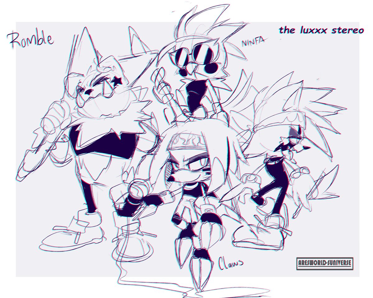 ArsworldS's tweet photo. More doodles~
Juro que esta ya es la ultima vez que rediseño a mis niños xd
#SonicTheHedgehog https://t.co/UnedeUJzgD