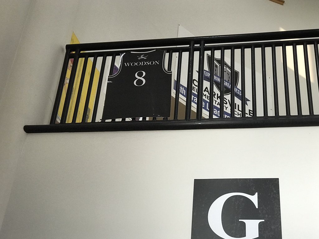 Explorers_Tech's tweet photo. Since the students aren’t coming upstairs for technology I’m printing poster size jerseys and hanging them where everyone see. https://t.co/2nsrzOJCWw