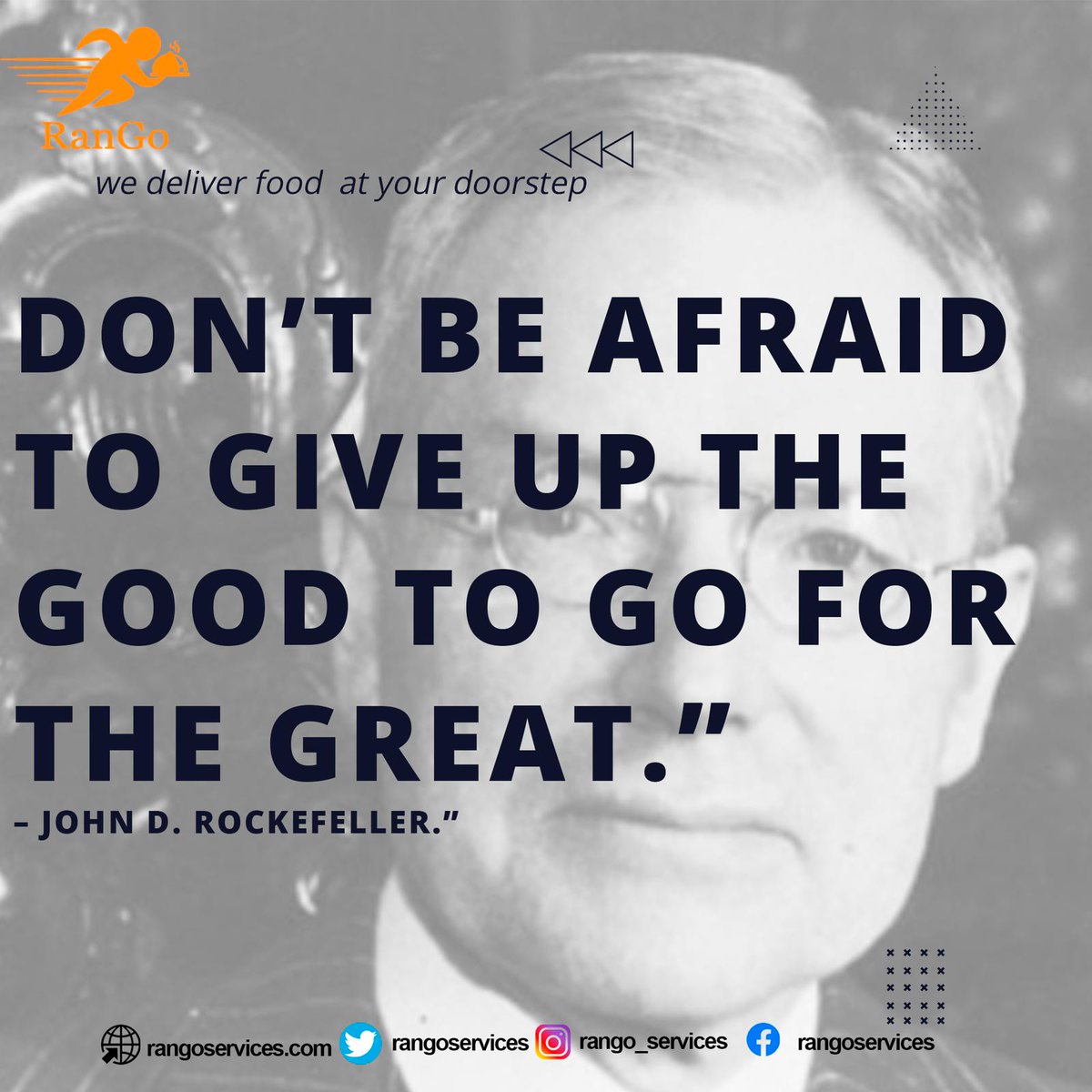 RangoServices's tweet photo. If you are not happy with what you have now, you have to do something different. Sometimes, it would mean getting rid of something which is not work now to get something that is better in the future.

#motivations #motivationalquotes #inspirational  #inspired #mondaymotivation https://t.co/EAZ2NnwVHH