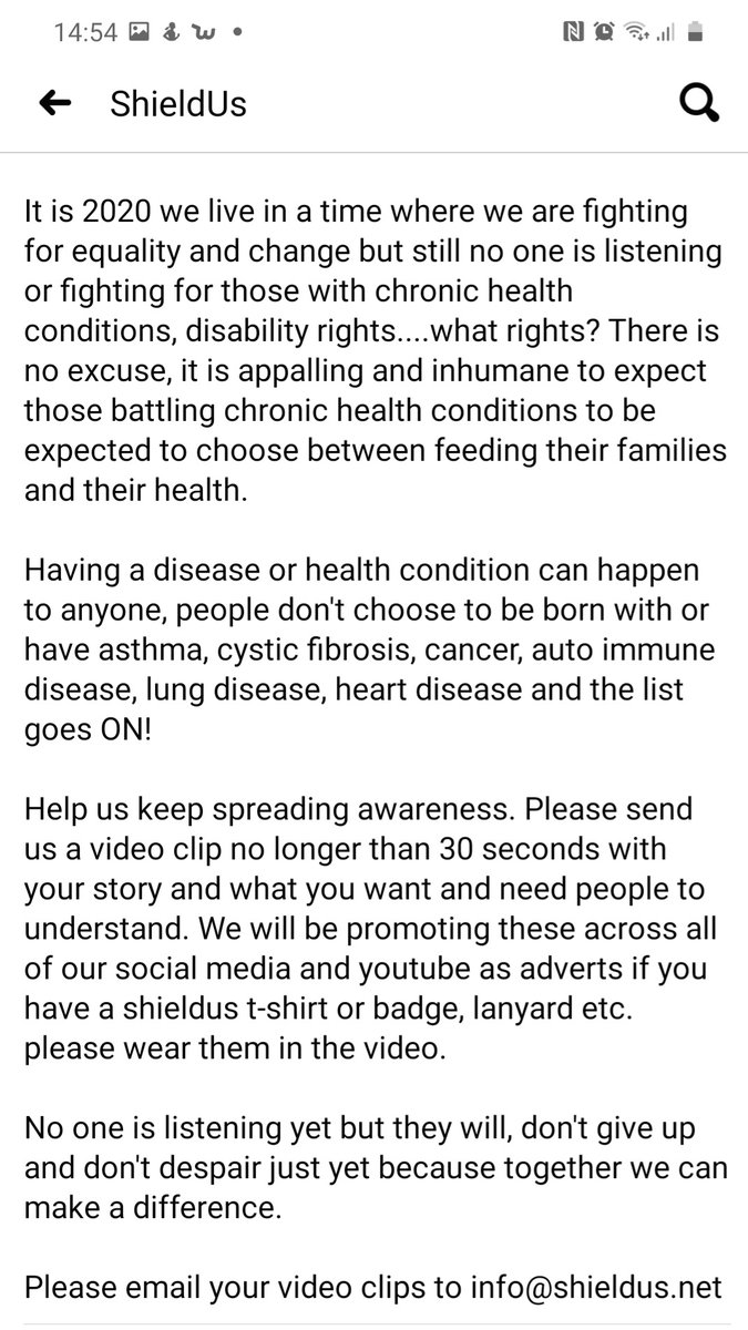 ShieldUs1's tweet image. Help us raise awareness! #shielding #shieldus #raisingawareness