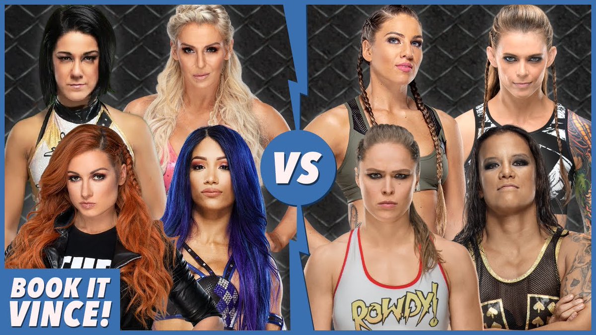 UE_Films's tweet photo. It's one of the most wanted matches in #WWE history. Who are the true Horsewomen of wrestling? On today's episode of #BookItVince your hosts @HallAndJokes & @bartin_mennett find out by booking a monster of a feud!
Watch & Listen now! ➡️ https://t.co/96IYYStlrd https://t.co/MA0TZdmM6e