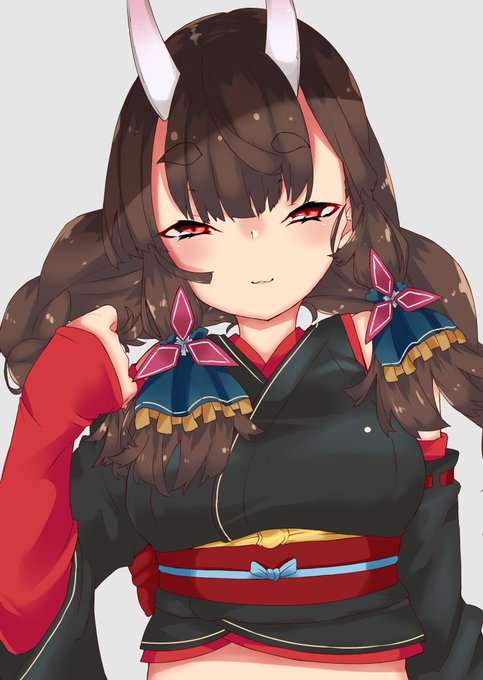 ファンティアで貰ったリクエストでオリジナル角っ娘描きました～! 