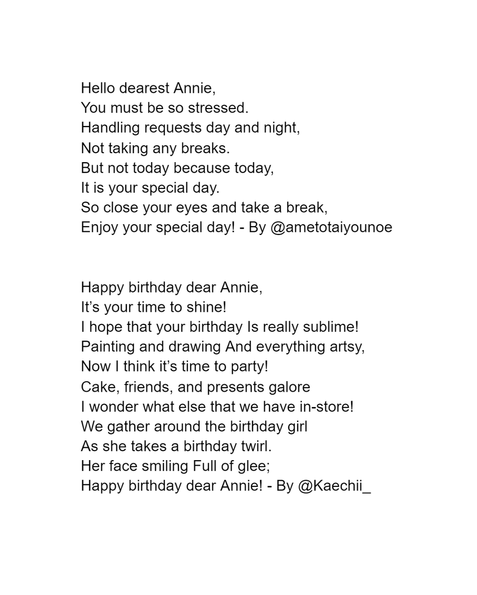 aau_discord's tweet photo. Annie's (AAU's beloved mascot) birthday was October 14th, so 2 members submitted stuff for her birthday! (The drawing is by @ametotaiyounoe)!

@ametotaiyounoe
 Instagram: https://t.co/F2IwhlAToR
https://t.co/Kpi3h9tTZT: https://t.co/OCj1cqvhfF

and

@Kaechii_ https://t.co/Cin77jpnLP