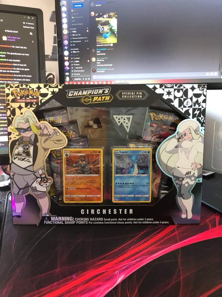 MichaVidot's tweet photo. Unboxing today at 3.30pm GMT! Will our rainbow charizard luck continue..?
https://t.co/x1ga0GZl2l

#pokemon #pokemoncards #unboxing #rainbowcharizard #twitch #championspath #PokemonTCG #PokemonCards #pokemonunboxing https://t.co/DWBCUzVQKj
