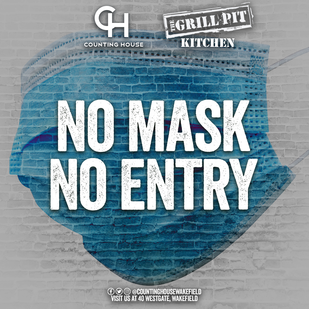thegrillpitw's tweet photo. Please note that you are required to wear a mask/face covering when you pay us a visit and when you're walking around the venue😷
If you're exempt from wearing a mask then you must present your official exemption lanyard to let our staff know that you're exempt🤔
#GrillPitKitchen https://t.co/k6kzYCIpLb
