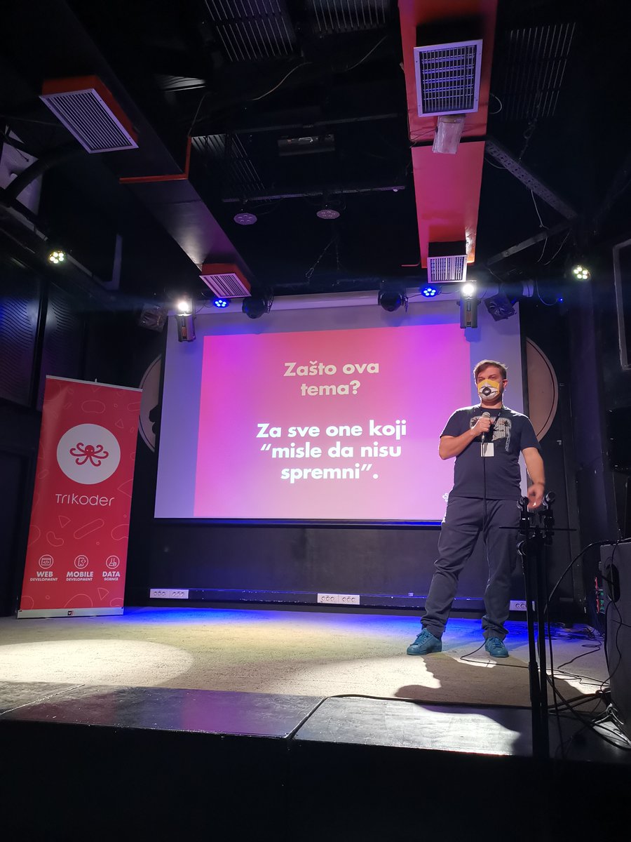 trikoder's tweet image. Last Friday we were one of the presenters on Job Fair Meetup. We were happy to talk about why starting off on a big project is good for you and hopefully gave the students some useful advices :)

#trikoder #jobfairmeetup