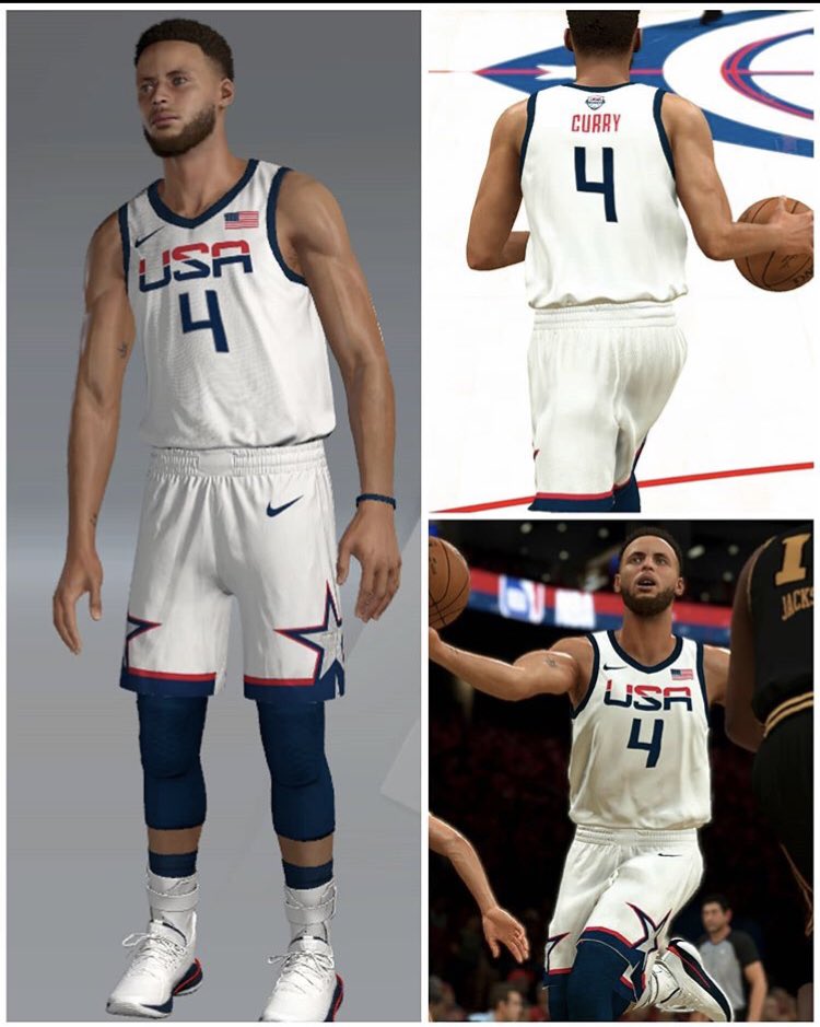 BlkFrankWhite1's tweet image. I had to share some IG submissions for my USA basketball 2K uniform post. These are 🔥 shoutout to marlu_the_kang #2KLGrind