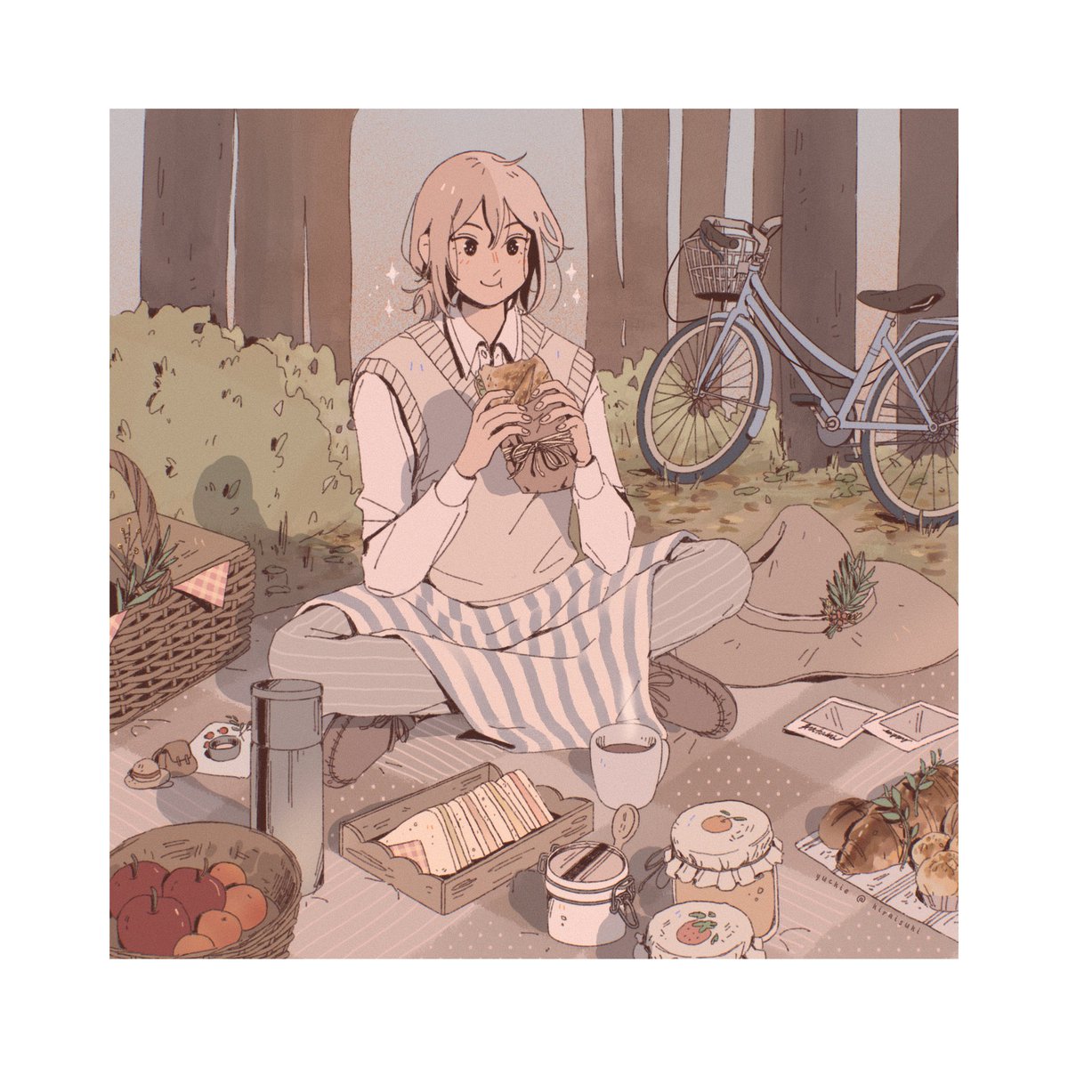 autumn ?

aki's taking a break from his classes and having a picnic date??☕

#OCtober2020 