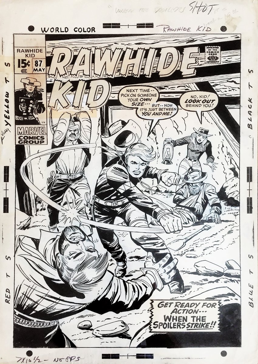 comicartfans's tweet image. ComicArtFans Roundup - Larry Lieber/John Tartaglione - cafurl.com/?i=25375 #LarryLieber #JohnTartaglione #RawhideKid #ComicArt #ComicArtFans