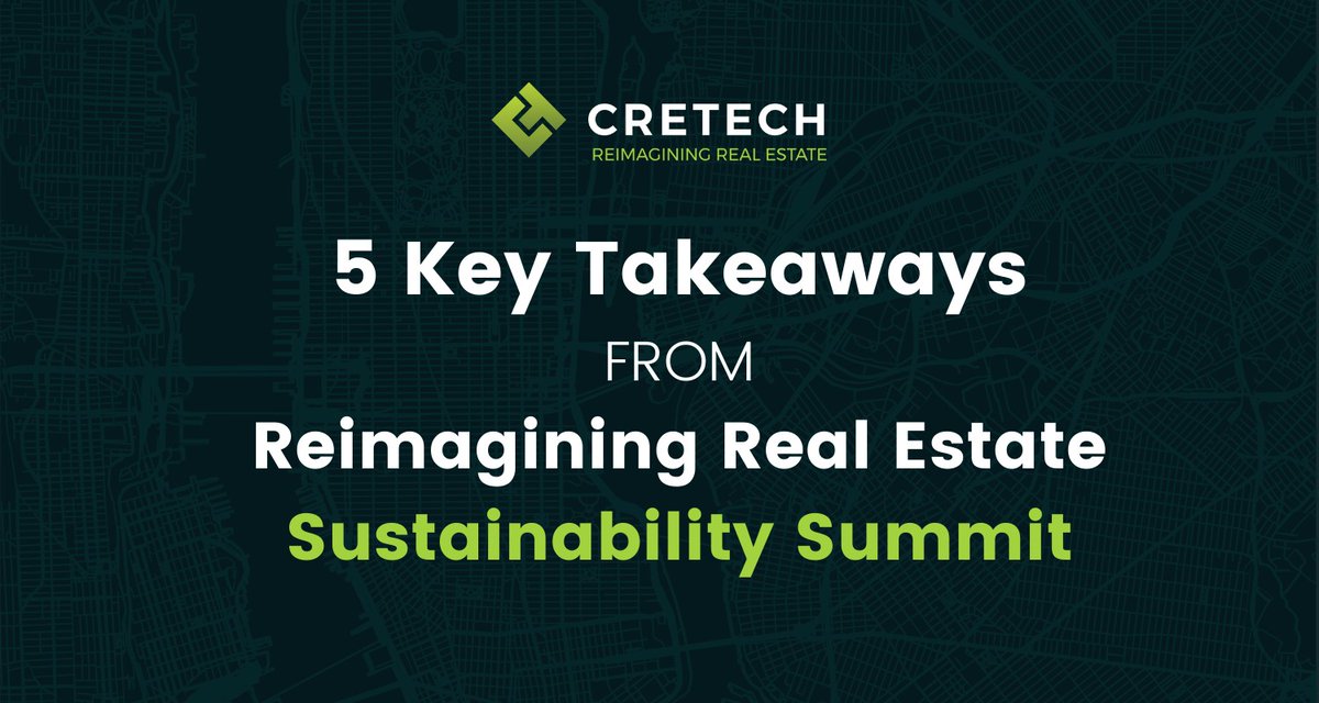 _futureproperty's tweet image. 5 Key Takeaways From CREtech&apos;s #Sustainability Summit 

Read more  &amp;gt;&amp;gt; bit.ly/2TxsumN

#CREtech #CRE #tech #technology #realestate #builtworld @DiscoverCREtech