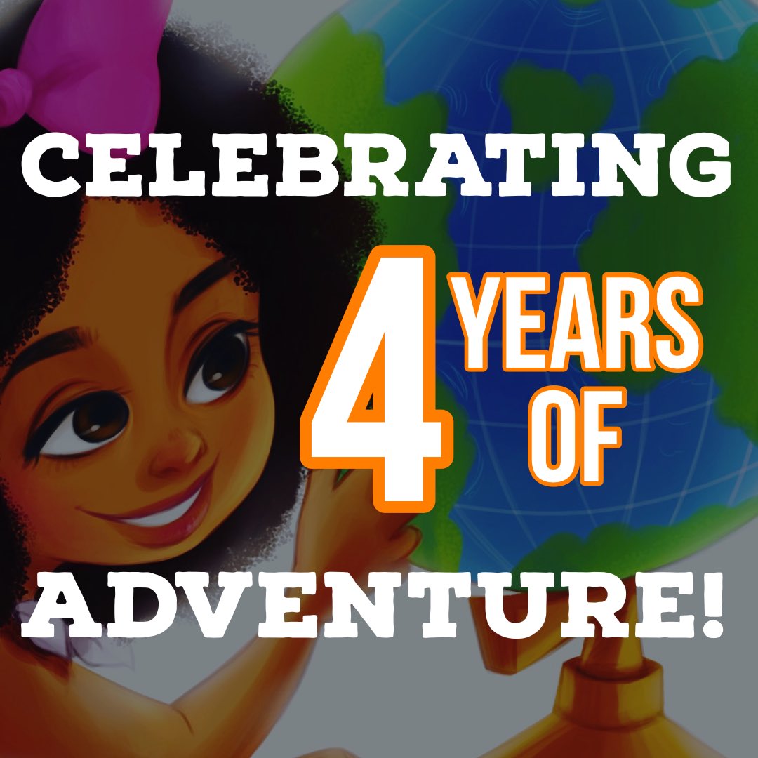 Celebrating 4 years of Anya’s World Adventures! 🎉💕🤗📚 FREE SHIPPING on all book orders now thru 10/31 >>>> AWABookSeries.com