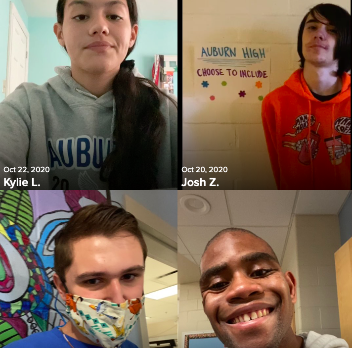 SpOlympicsMA's tweet photo. Unified Champion Schools from across the state submitted their representation of Inclusion from a Distance - These are our finalists! 

Vote for @auburnrockets, @grotondunstable, or @SeekonkHS before Friday to show who you think has the most school spirit. https://t.co/dTUufUMyE6 https://t.co/gTKkNHEYLy